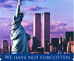 Paparazzi Extrordinare Ron Galella donated this oleograph to the Township VFW as a rememberance of lives lost the hands of terrorists who attacked our country.